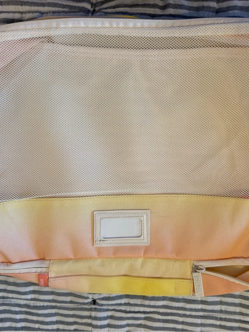Calpak Sorbet Travel Packing Cubes Set of 3 - Yellow & Peach